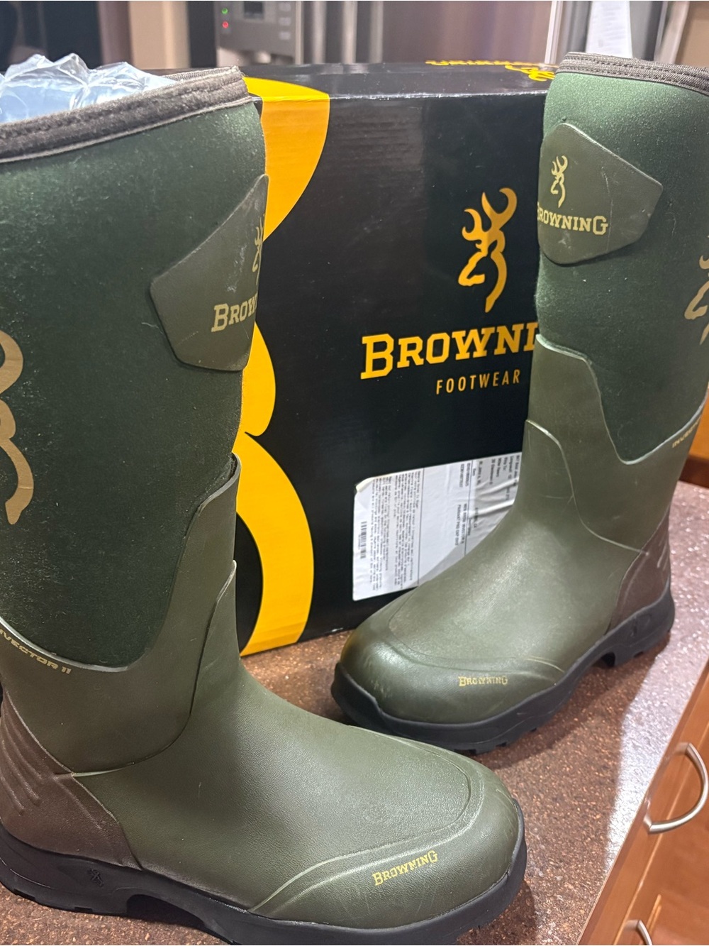 Browning Green Waterproof Hunting Boots